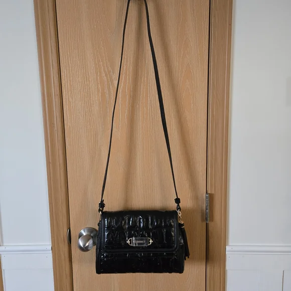 Brahmin Jenah Shoulder Bag – Black Castle View - Picture 6 of 7